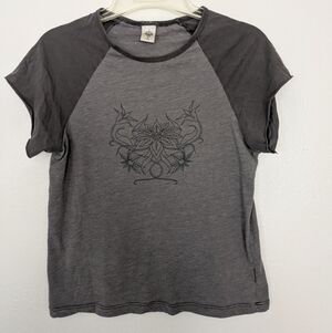 Y2K Vintage Prana Short Sleeved Shirt- Size Small